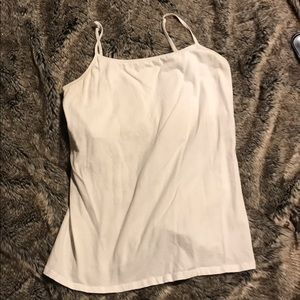 White Maternity Camisole Tank
